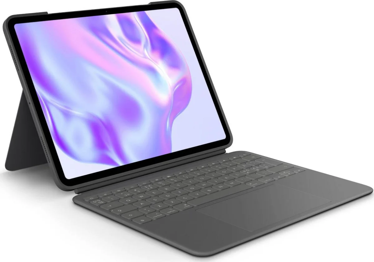 Logitech Combo Touch Tastatur og folio-kasse Saks Ja Kablet Nordisk (dansk/finsk/norsk/svensk) Apple 13-inch iPad Pro (M4)