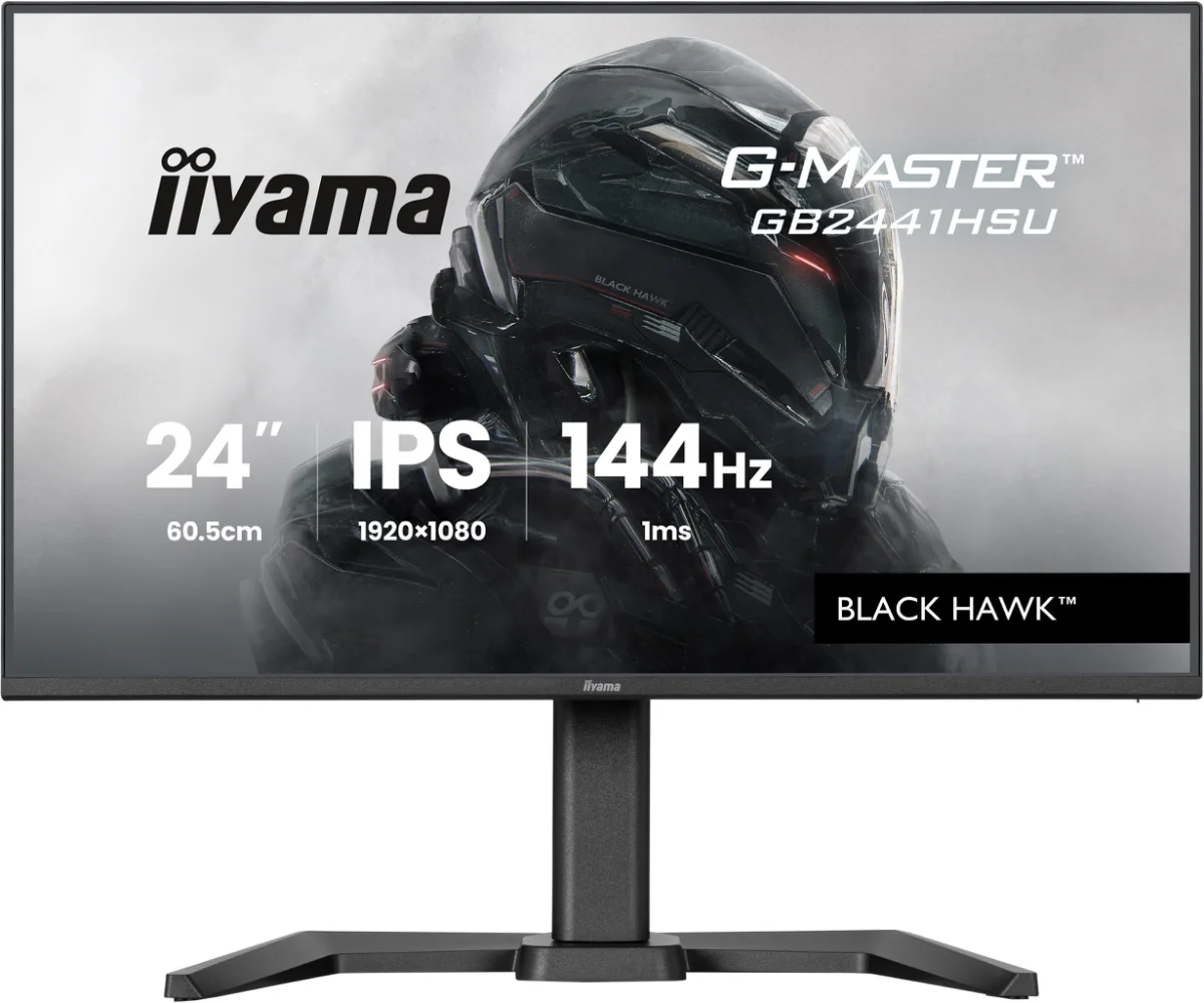 iiyama G-MASTER Black Hawk GB2441HSU-B1 24 IPS 1920 x 1080 (Full HD) HDMI DisplayPort 144Hz