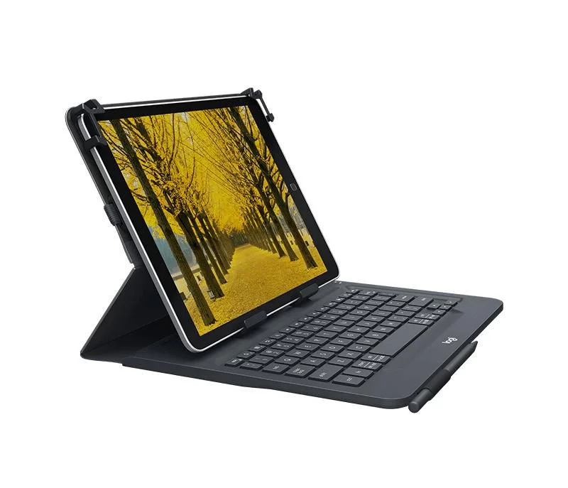 Logitech Universal Folio for 9- Tablets Tastatur og folio-kasse Trådløs Dansk/Finsk/Norsk/Svensk