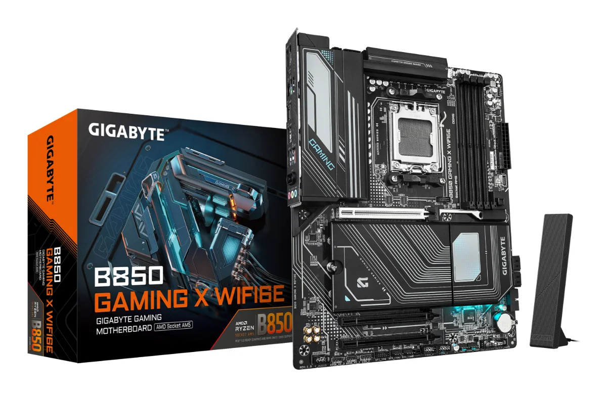 GIGABYTE B850 GAMING X WIFI6E Bundkort