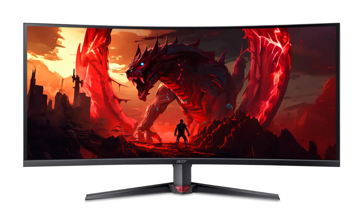 Acer Nitro XZ3 Nitro XZ403CKR bmiiphuzx computerskærm 100,8 cm (39.7) 5120 x 2160 pixel WUHD LED Sort