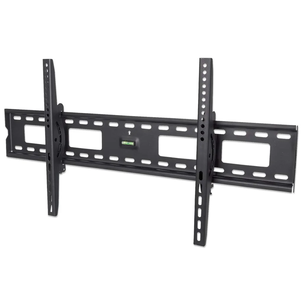 Manhattan TV & Monitor Mount, Wall, Tilt, 1 screen, Screen Sizes 37-75, Black, VESA 200x200 to 800x400mm, Max 75kg, LFD, Lifetime Warranty Beslag Fladt panel 37-85