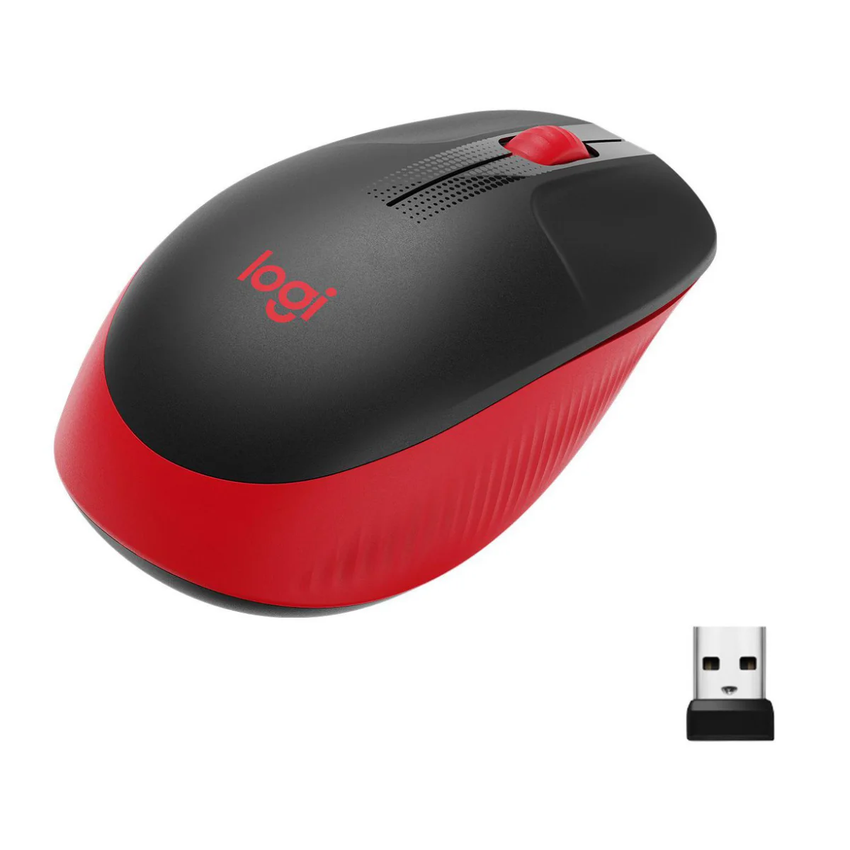 Logitech M190 Optisk Trådløs Rød