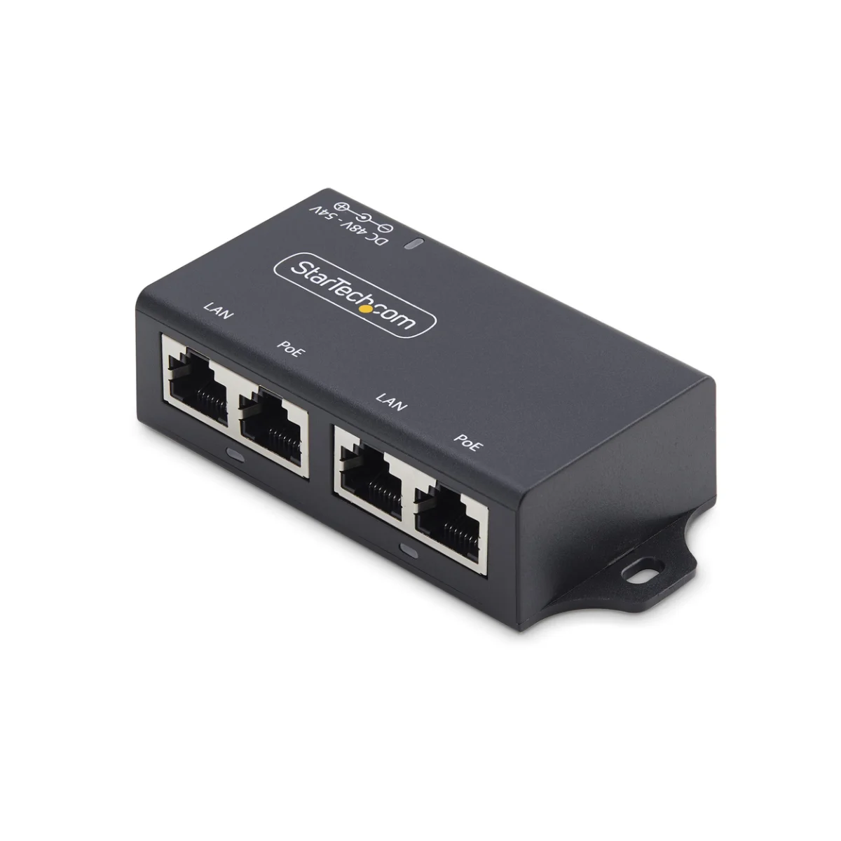 StarTech.com 2-Port Gigabit PoE+ Injector, PoE/PoE+ (802.3af/802.3at) 30W 30Watt