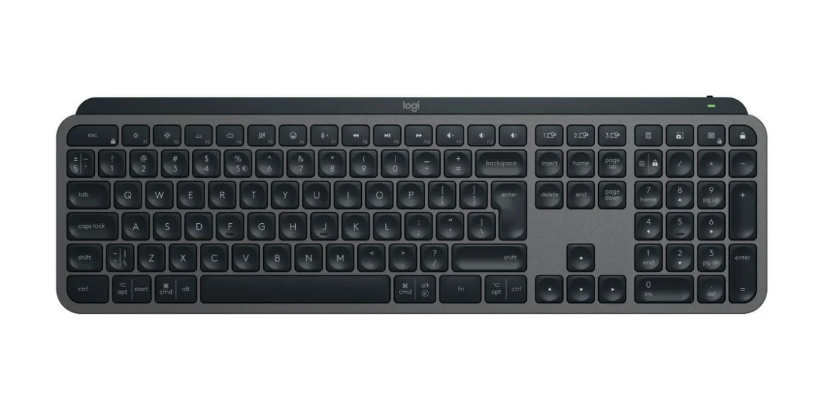 Logitech MX Keys Combo for Business Sæt med mus og tastatur Saks Ja Trådløs US International