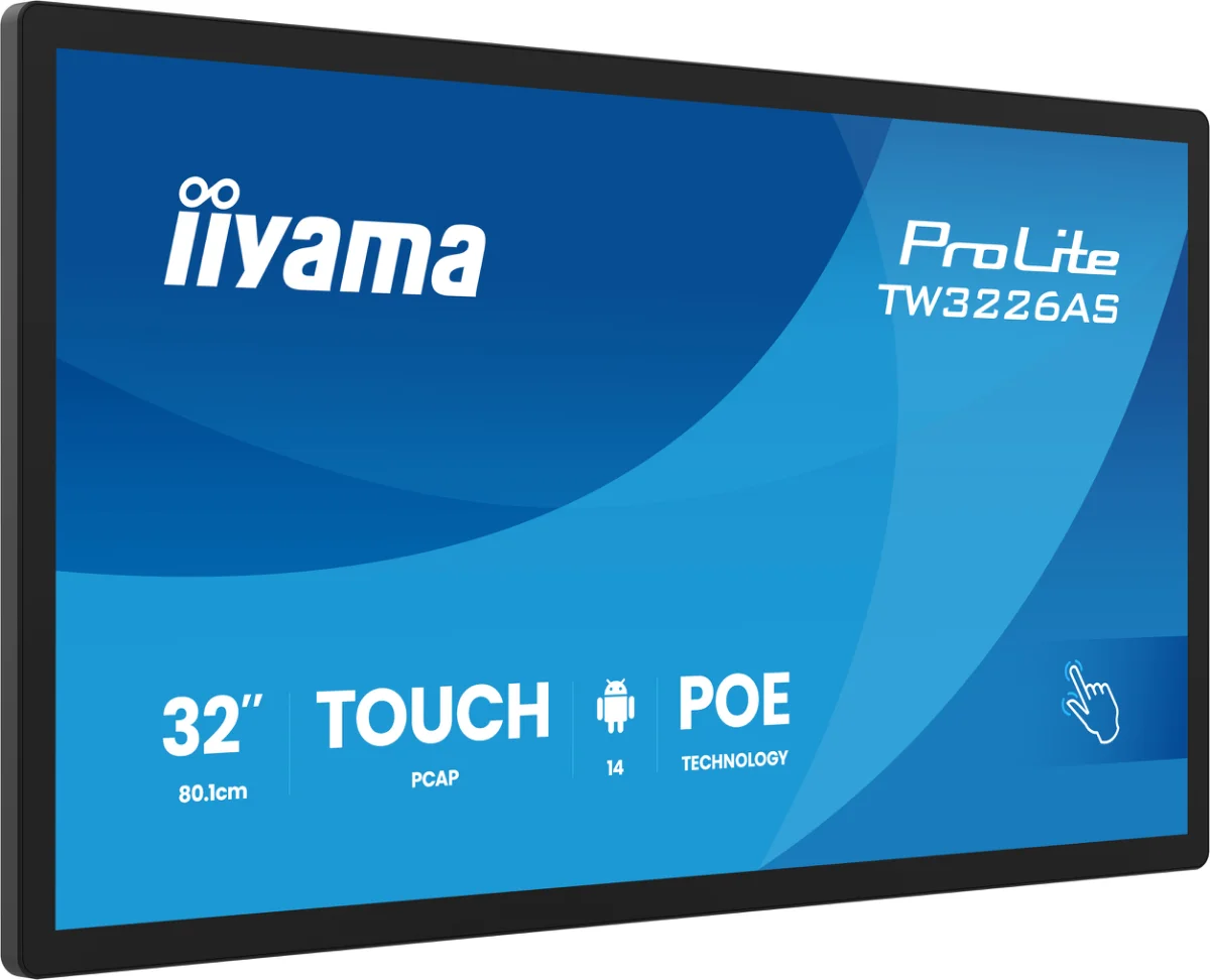 iiyama ProLite TW3226AS-B3P Berøringspanel PC RK3576 4GB 32GB ARM Mali-G52 MC3 Android 14