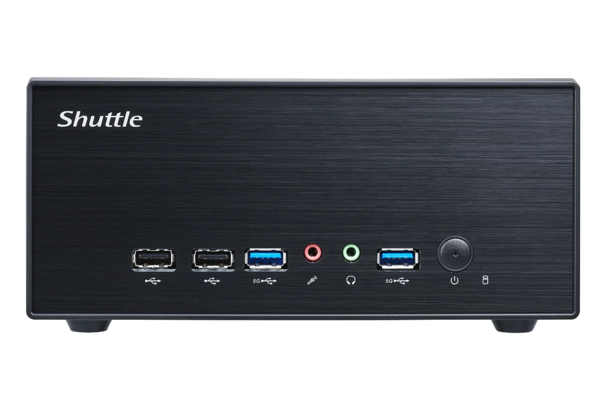 Shuttle XPC Slim XH610G2 Mini PC Barebones Sort