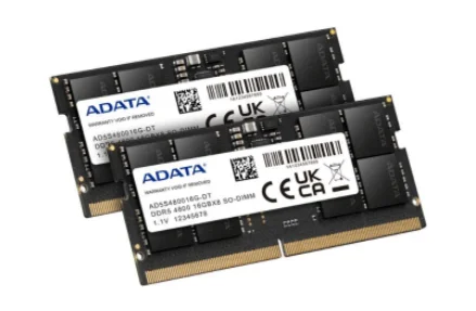 ADATA DDR5 SDRAM 32GB CL40 On-die ECC SO DIMM 262-PIN