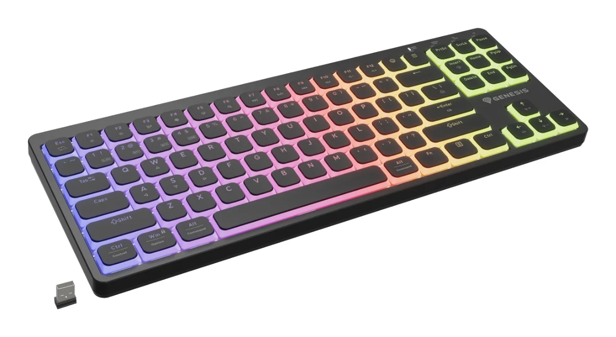 GENESIS Thor 430 TKL Wireless Tastatur Mekanisk Mekanisk RGB RGB Kabel & trådløs Kabel & trådløs US engelsk US engelsk