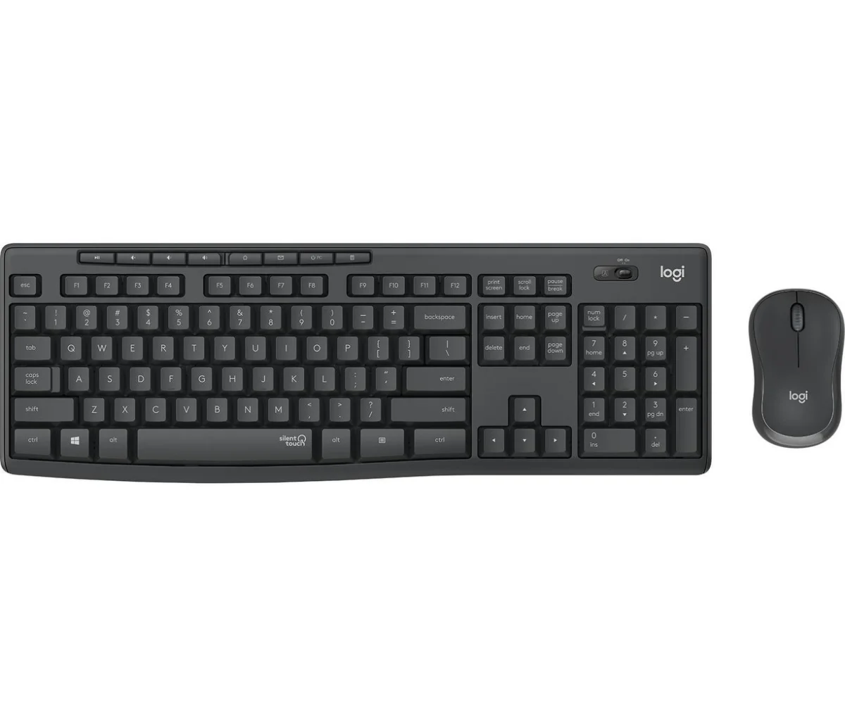 Logitech MK295 Silent Sæt med mus og tastatur Trådløs Pan Nordic