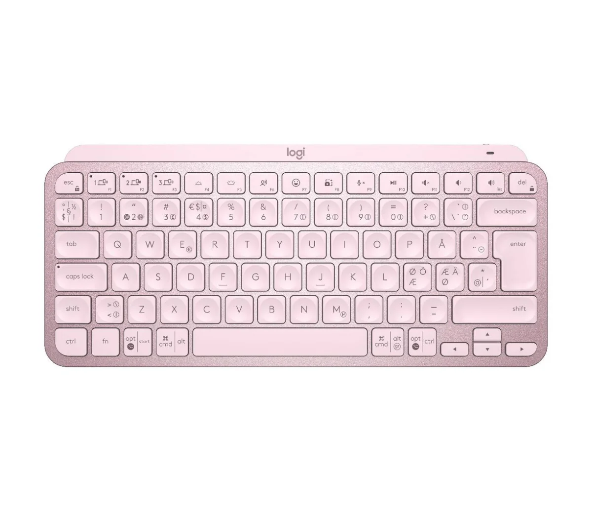 Logitech MX Keys Mini Tastatur Ja Trådløs Nordisk (dansk/finsk/norsk/svensk)