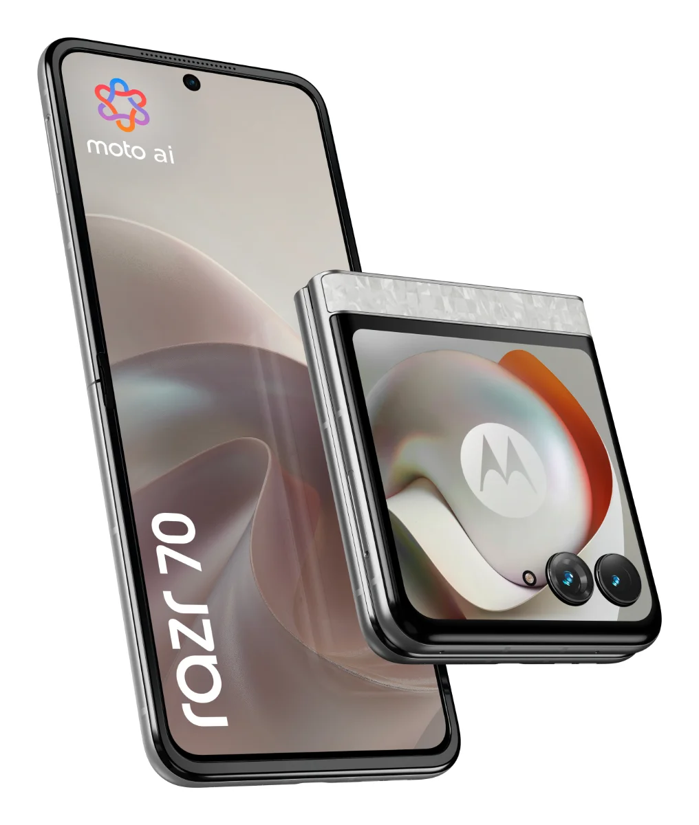 Motorola RAZR 70 6.9 256GB Pantone lys hvid Hvid