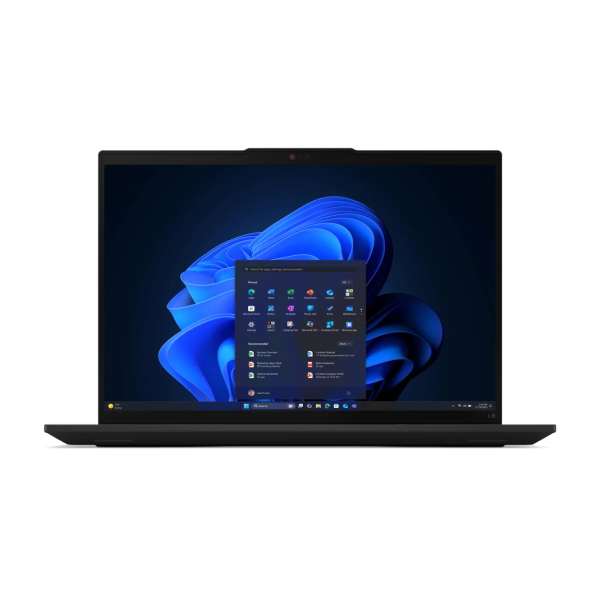 Lenovo ThinkPad L16 Gen 2 21SA 16 1920 x 1200 (WUXGA) 255U 16GB 512GB Intel Graphics Windows 11 Pro