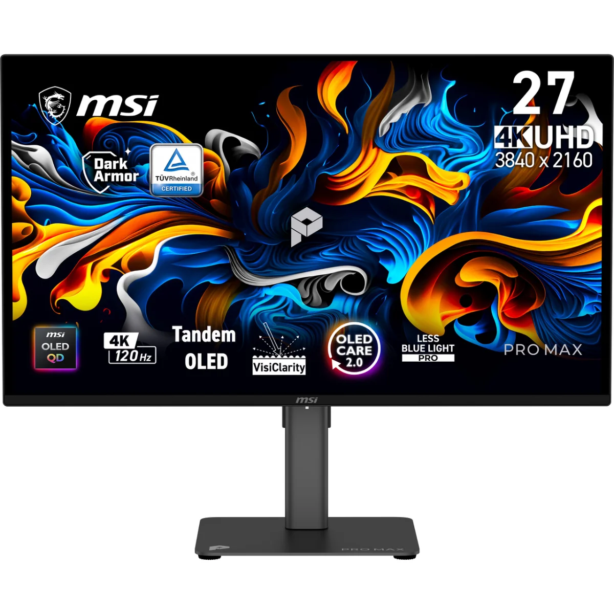 MSI Pro MAX 271UPX12G 26.5 OLED 3840 x 2160 (4K) HDMI DisplayPort 120 Hz