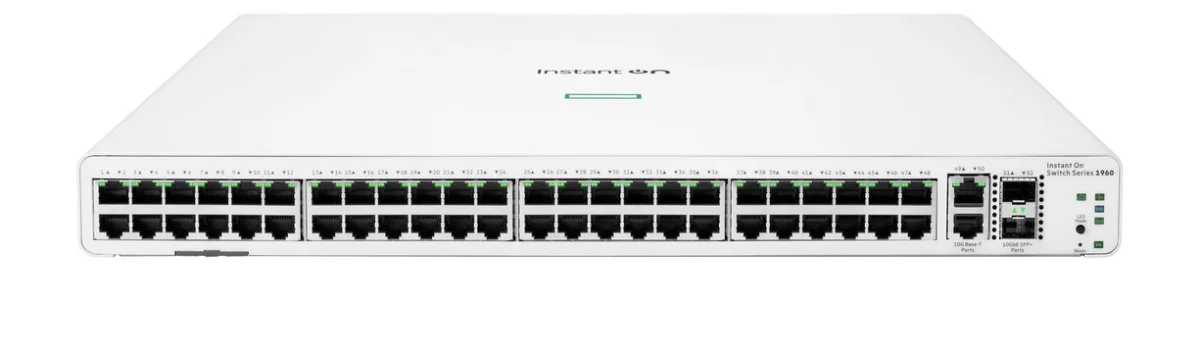 HPE Aruba Instant On 1960 48G 2XGT 2SFP Switch 52-porte Gigabit