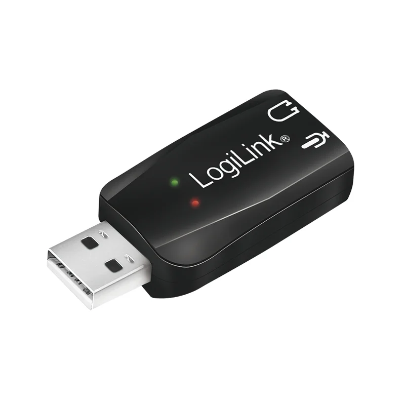 LogiLink USB Soundcard Virtual 3D Soundeffects USB 2.0 Ekstern