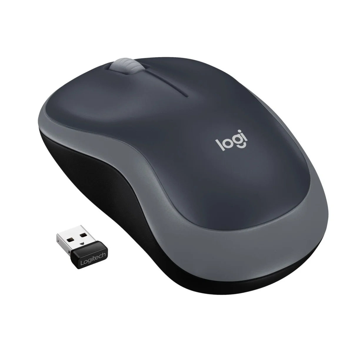Logitech M185 Optisk Trådløs Grå