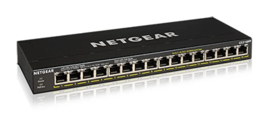 NETGEAR GS316PP Switch 16-porte Gigabit PoE+