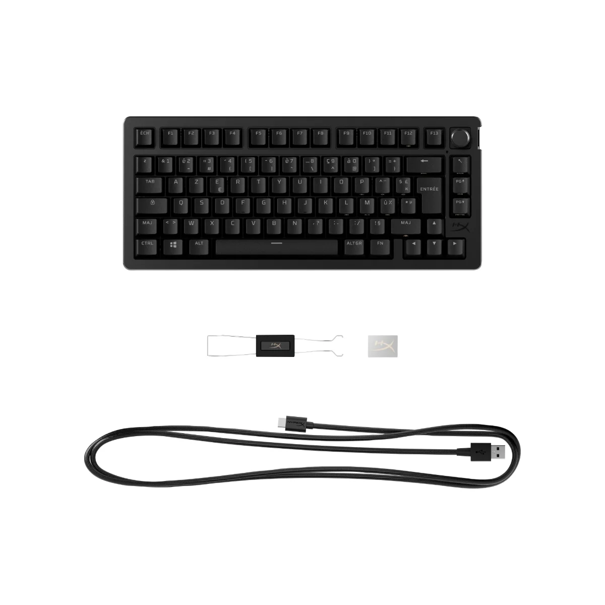 HyperX Alloy Rise Gaming 75 Tastatur Mekanisk RGB Kablet