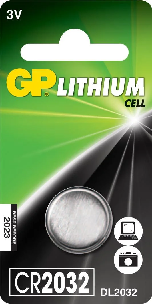 GP Knapcellebatterier CR2032