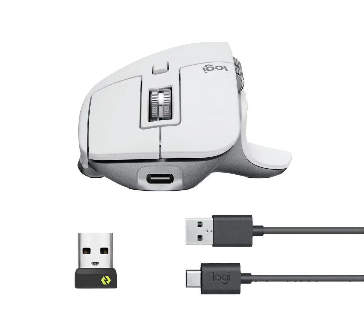 Logitech Master Series MX Master 3S Optisk Trådløs Grå