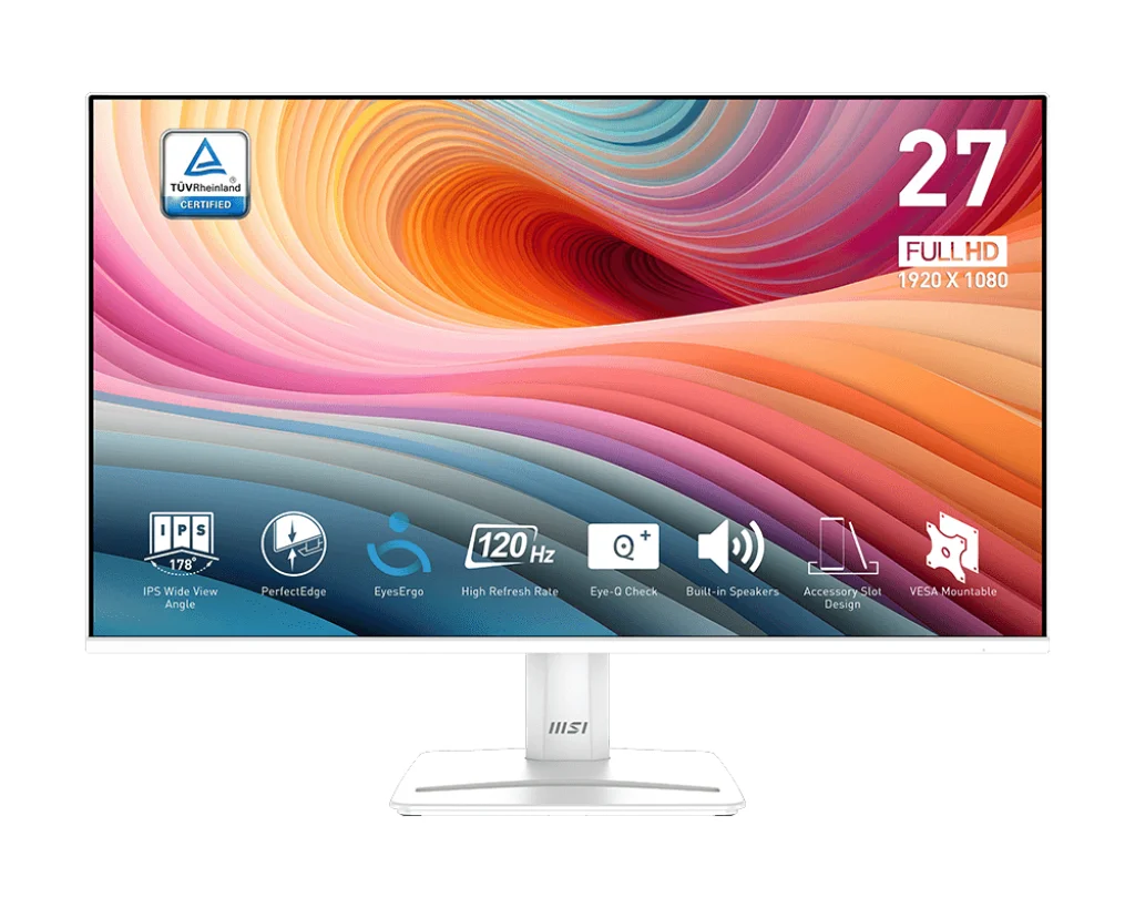 MSI Pro MP275W E2 27 IPS 1920 x 1080 (Full HD) HDMI DisplayPort 120 Hz
