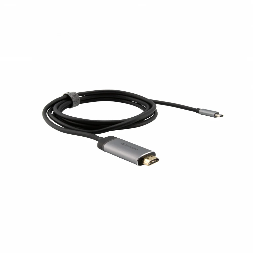 Verbatim Video/audiokabel 1.5m Sort Grå