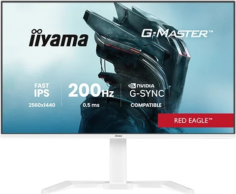 iiyama G-MASTER Red Eagle GB2771QSU-W1 27 Fast IPS 2560 x 1440 (2K) HDMI DisplayPort 200Hz