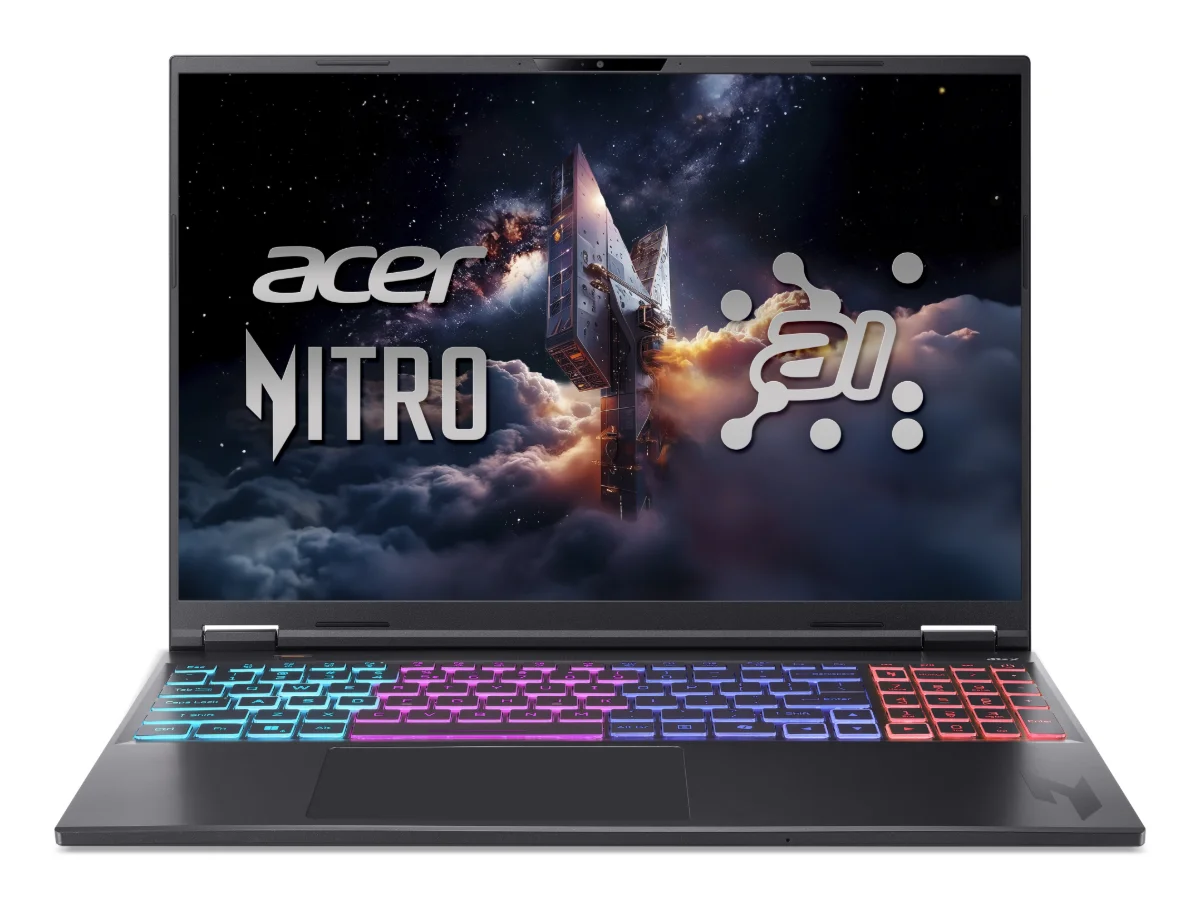 Acer Nitro 16S AI AN16S-61 16 2560 x 1600 Ryzen AI 7 - 350 16GB 1.024TB NVIDIA GeForce RTX 5060 / AMD Radeon 860M Windows 11 Home
