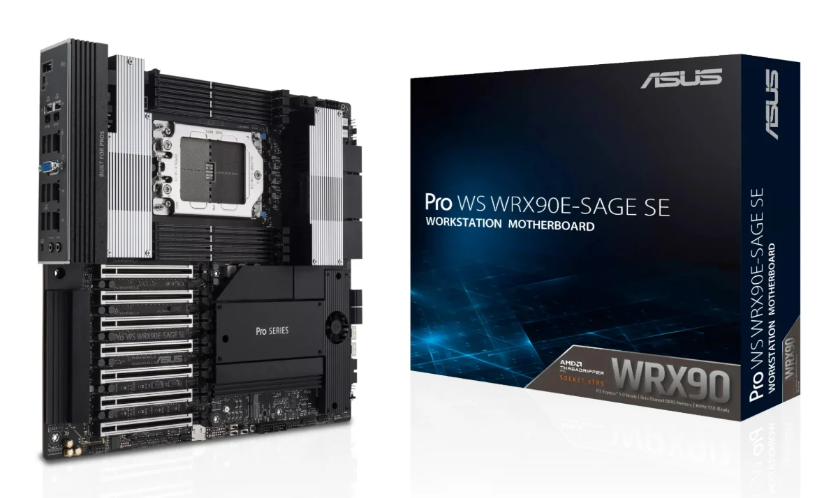 ASUS PRO WS WRX90E-SAGE SE SSI EEB Socket sTR5 AMD WRX90