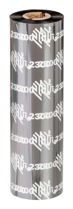 Zebra Farvebånd refill (termisk overføring) Sort 02300GS08407