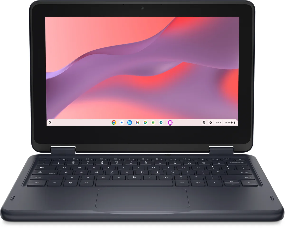 DELL Chromebook CC11260 Intel® N N150 29,5 cm (11.6) Berøringsskærm HD 4 GB LPDDR5-SDRAM 64 GB eMMC Wi-Fi 6E (802.11ax) ChromeOS Sort Nordisk