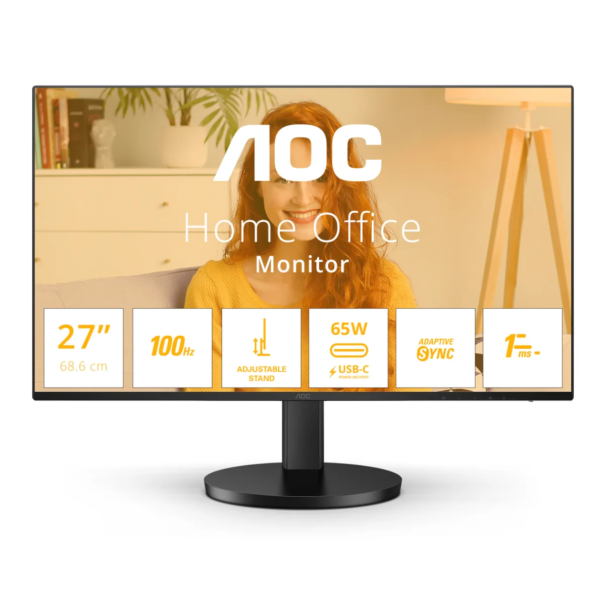 AOC Q27B3CF2 27 IPS 2560 x 1440 (2K) HDMI USB-C 100Hz Dockingskærm
