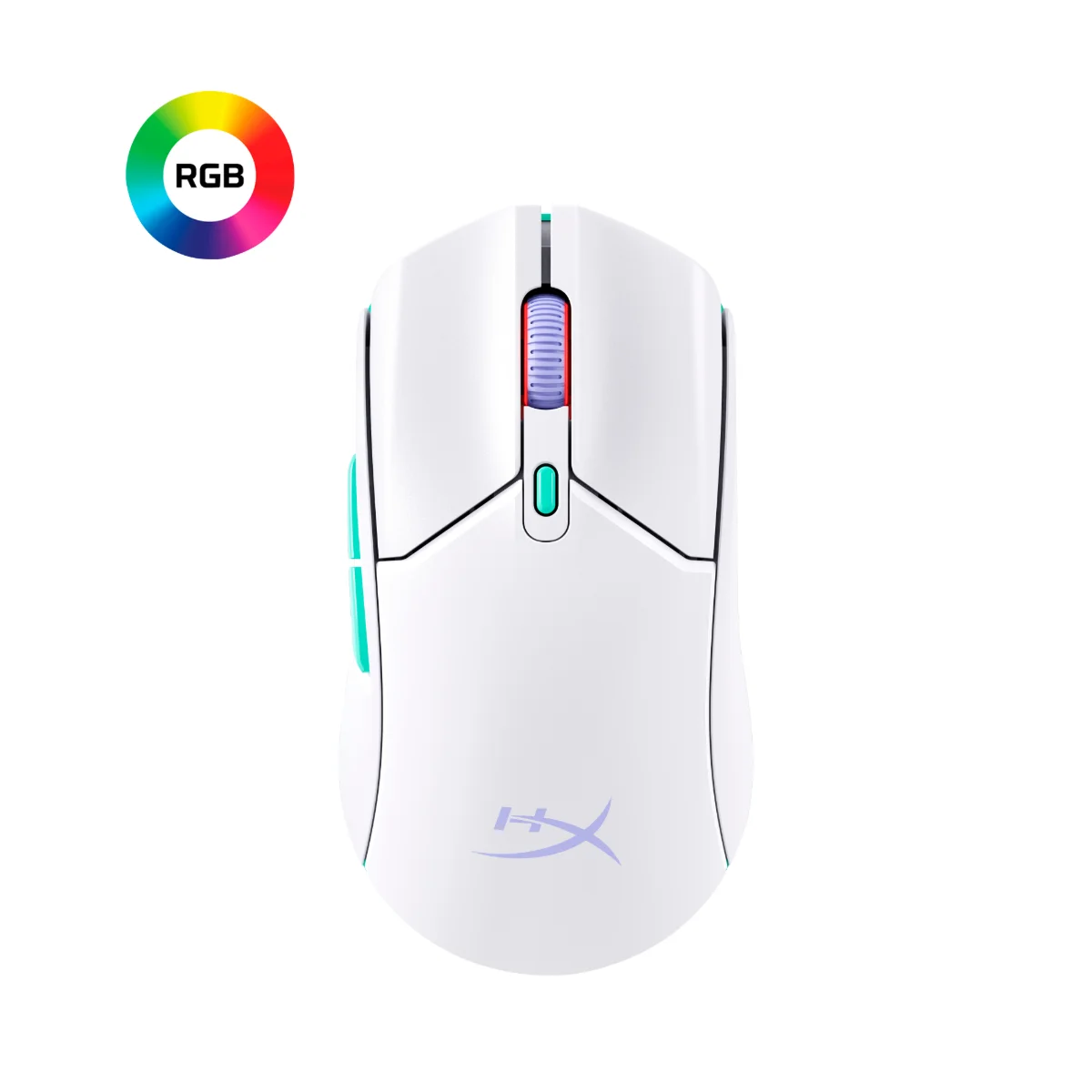 HyperX Pulsefire Haste 2 Optisk Trådløs Hvid