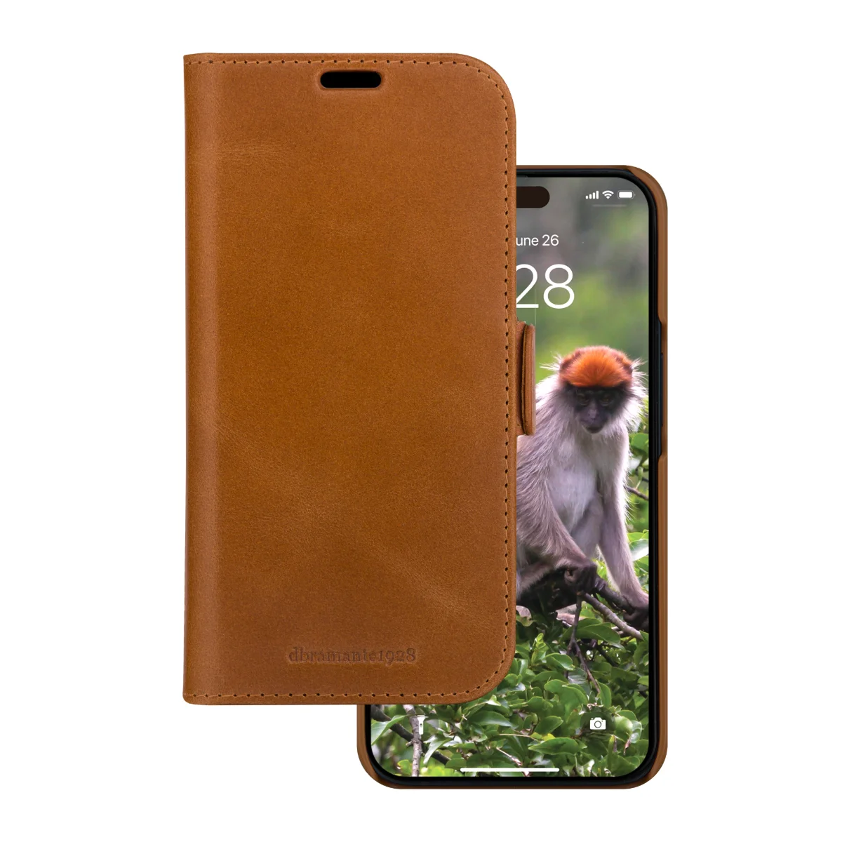 dbramante1928 Lynge Beskyttelsescover Fuldnarvet læder Apple iPhone 15 Pro