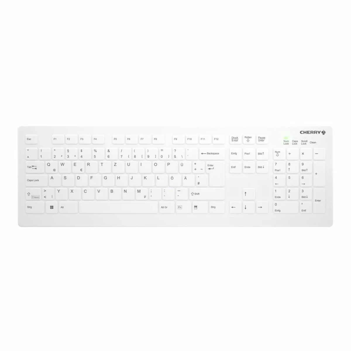 Contour Design AK-C8112F Tastatur Saksnøglekontakt Trådløs Tysk