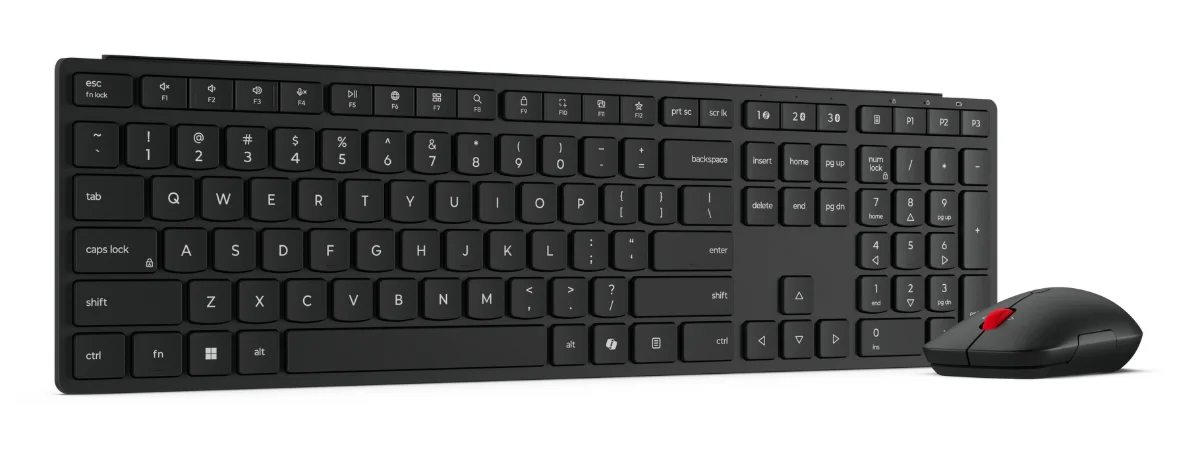 Lenovo Pro Combo 6000 Sæt med mus og tastatur Trådløs Nordisk