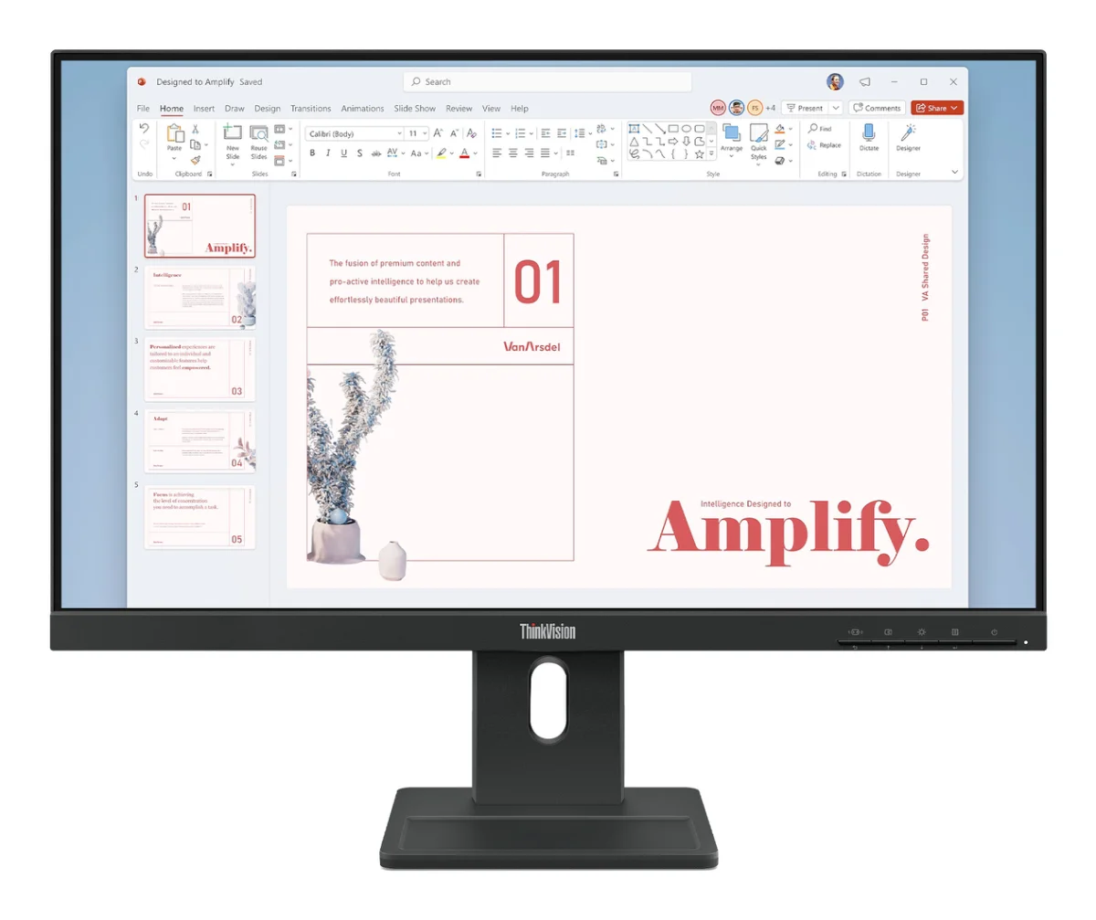Lenovo ThinkVision E24-40 24 IPS 1920 x 1080 (Full HD) VGA (HD-15) HDMI DisplayPort 100Hz