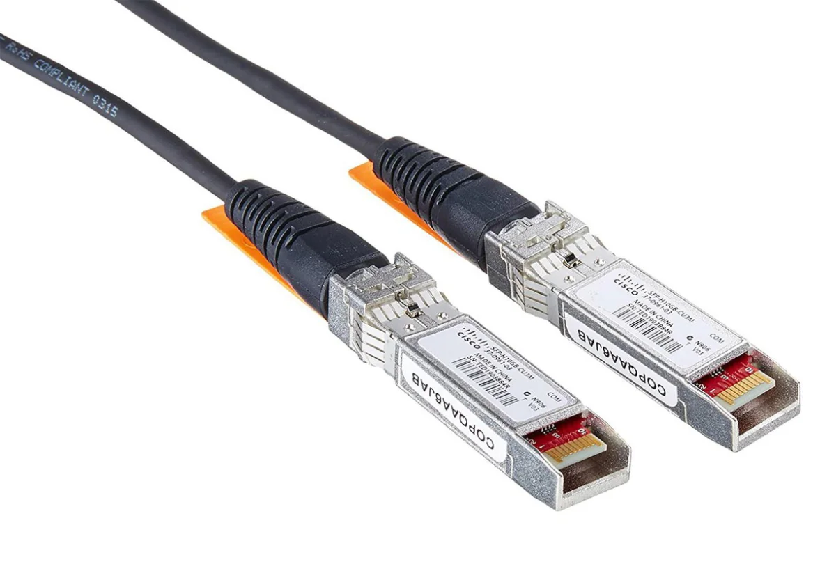Cisco SFP Copper Twinax Cable Dobbelt-axial 3m Direkte påsætning-kabel