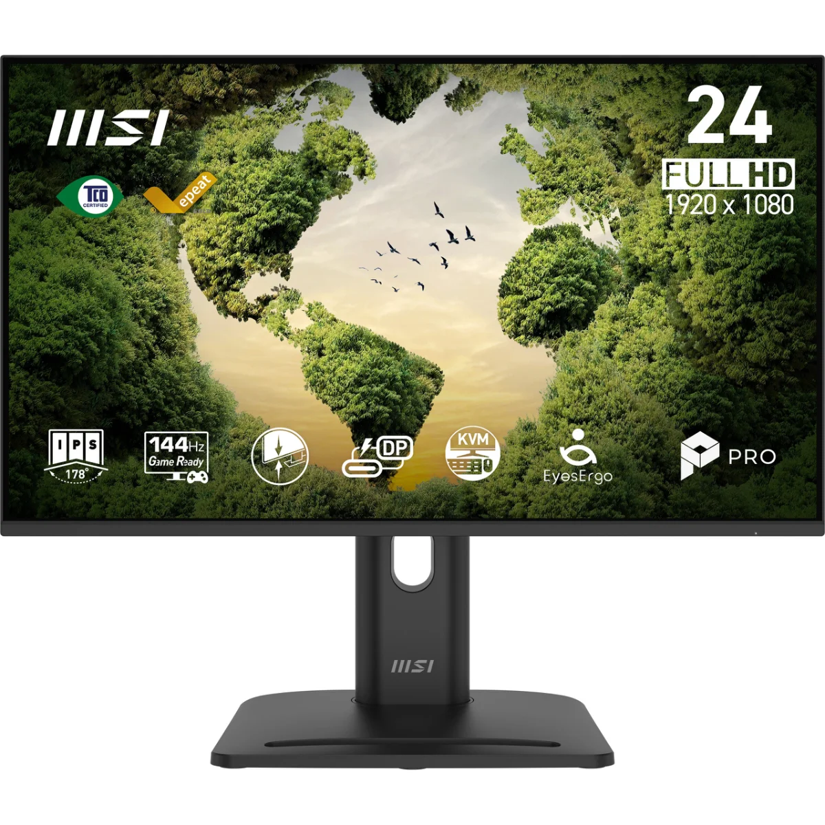 MSI Pro MP245PHGN E14 23.8 IPS 1920 x 1080 (Full HD) HDMI DisplayPort 144 Hz