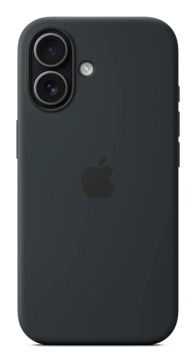 Apple Silicone Case Sort Beskyttelsescover til iPhone 17