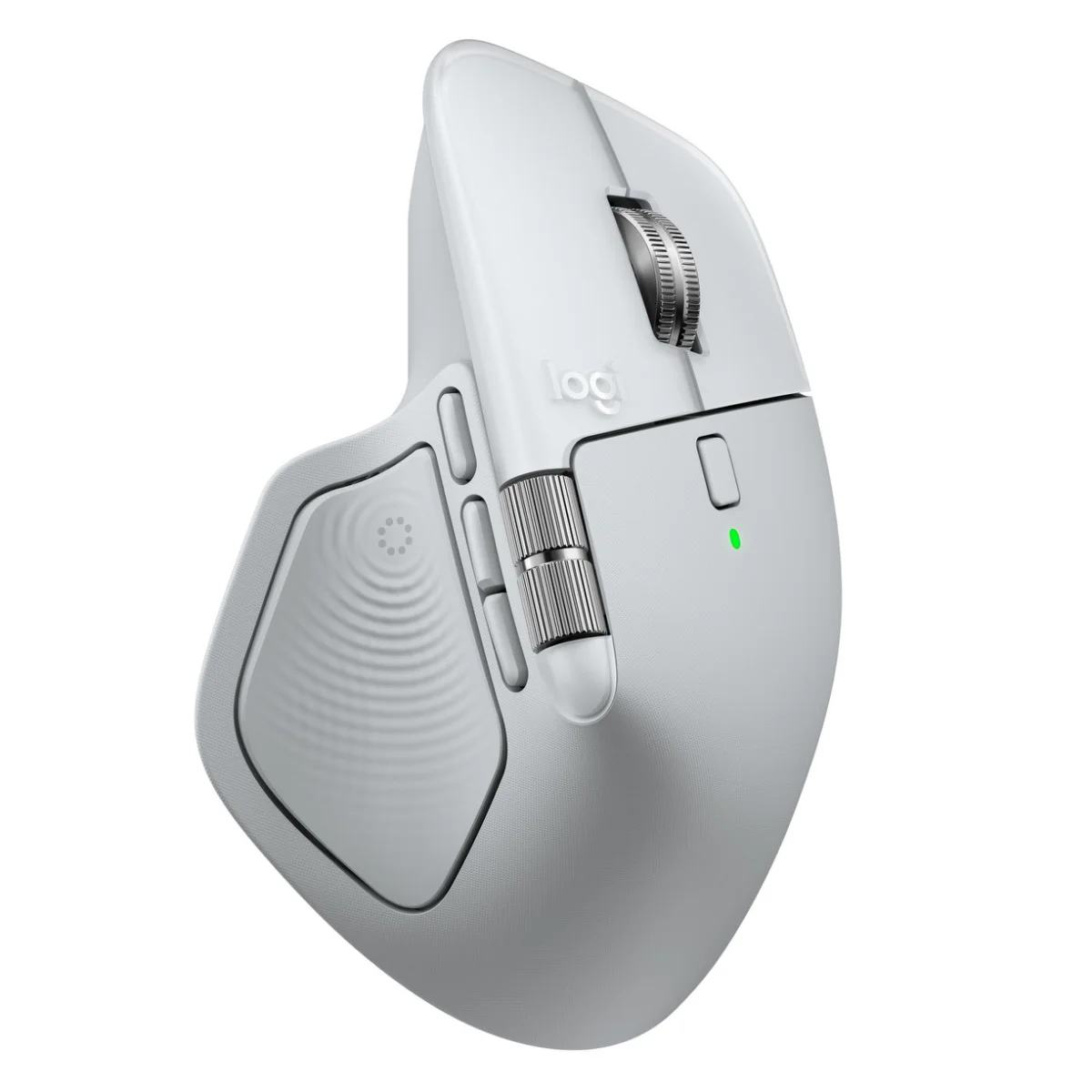 Logitech MX Master 4 for MAC - Ergonomisk mus - Optisk - 9 knapper - Hvid