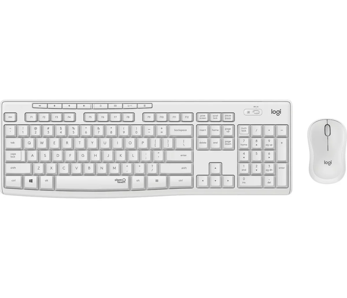 Logitech MK295 Silent Sæt med mus og tastatur Trådløs Tysk